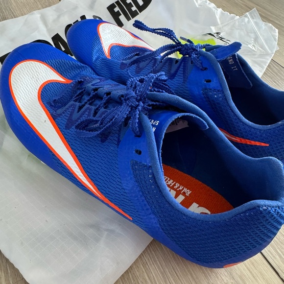 Nike Kids Blue and White Sneakers - Picture 2 of 5